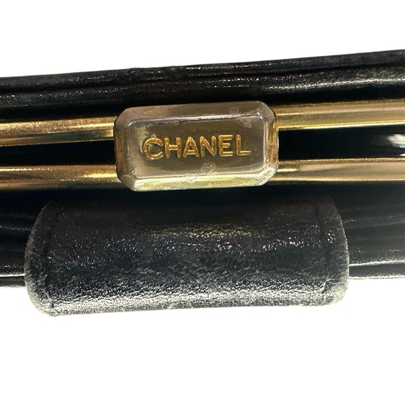 62. Chanel Wild Stitch Lambskin Compact Leather Wallet - Picture 11 of 12